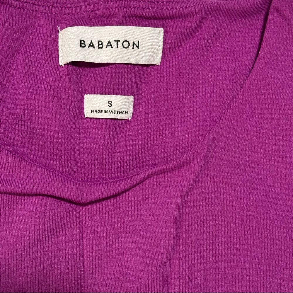 Purple Babaton (Aritzia) workout tank